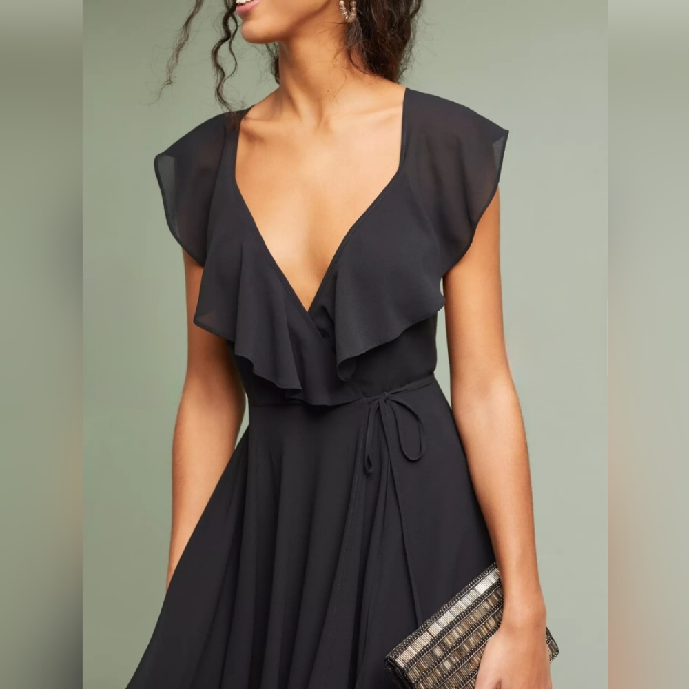 Anthropologie YUMI KIM MAXI FULL BLOOM OPEN BACK MAXI DRESS BLACK MP BNWT